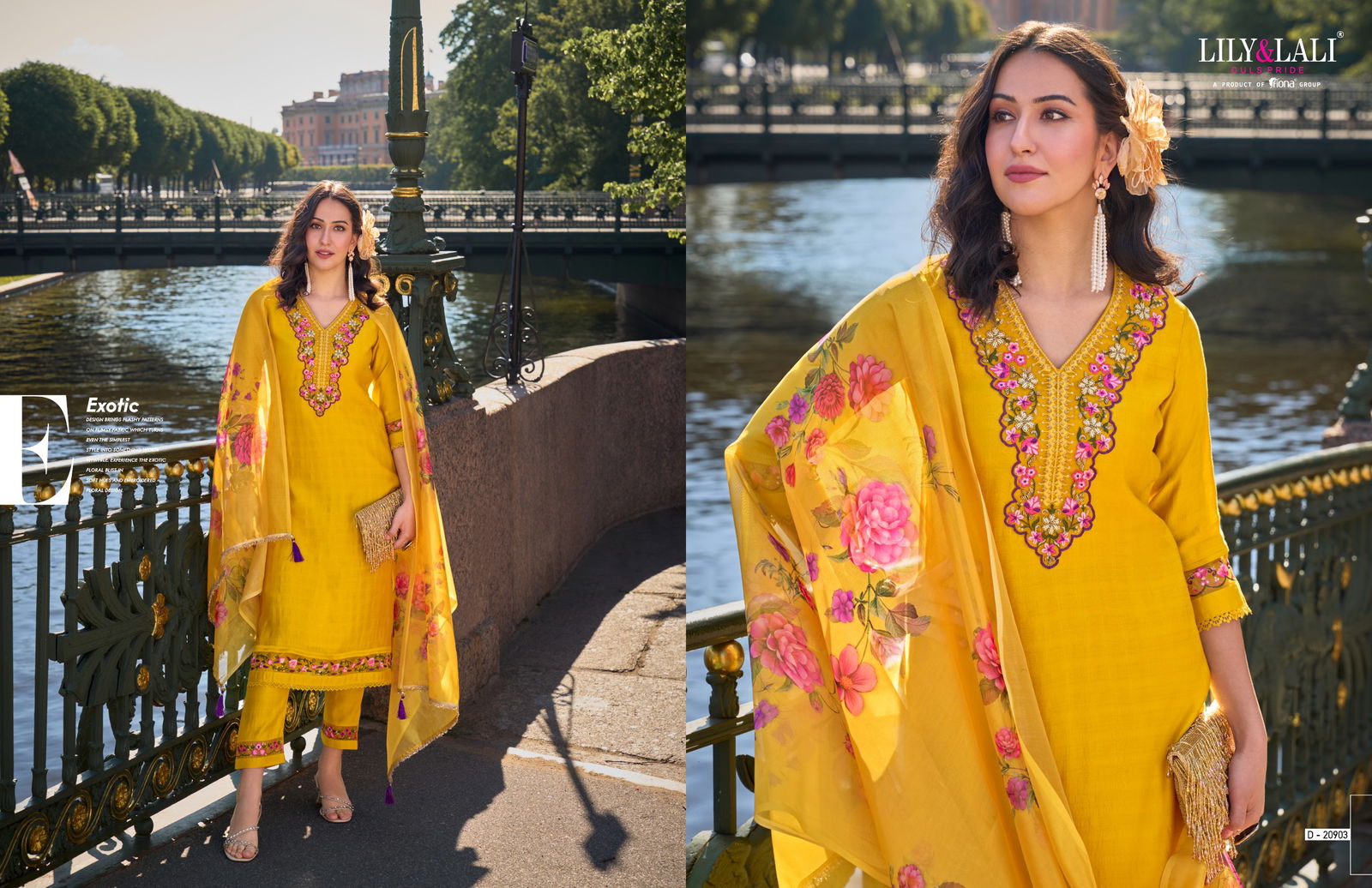 Srivalli By Lily And Lali Embroidery Handwork Viscose Readymade Suits Wholesale Online